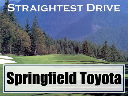 Our Straightest Drive Contest Sign :: Hole In One Coverage
